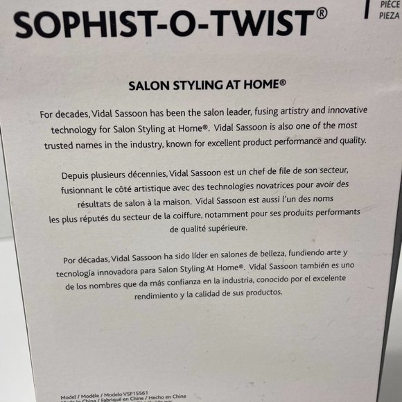 Sophist-O-Twist Hair Styling Bun Maker Tool Vidal Sassoon - Picture 10 of 13